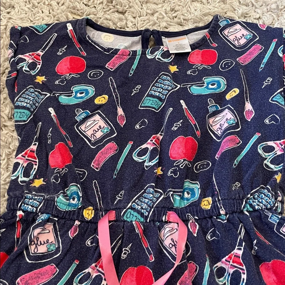 2017 Gymboree Outlet School Supplies Dress, Size 5